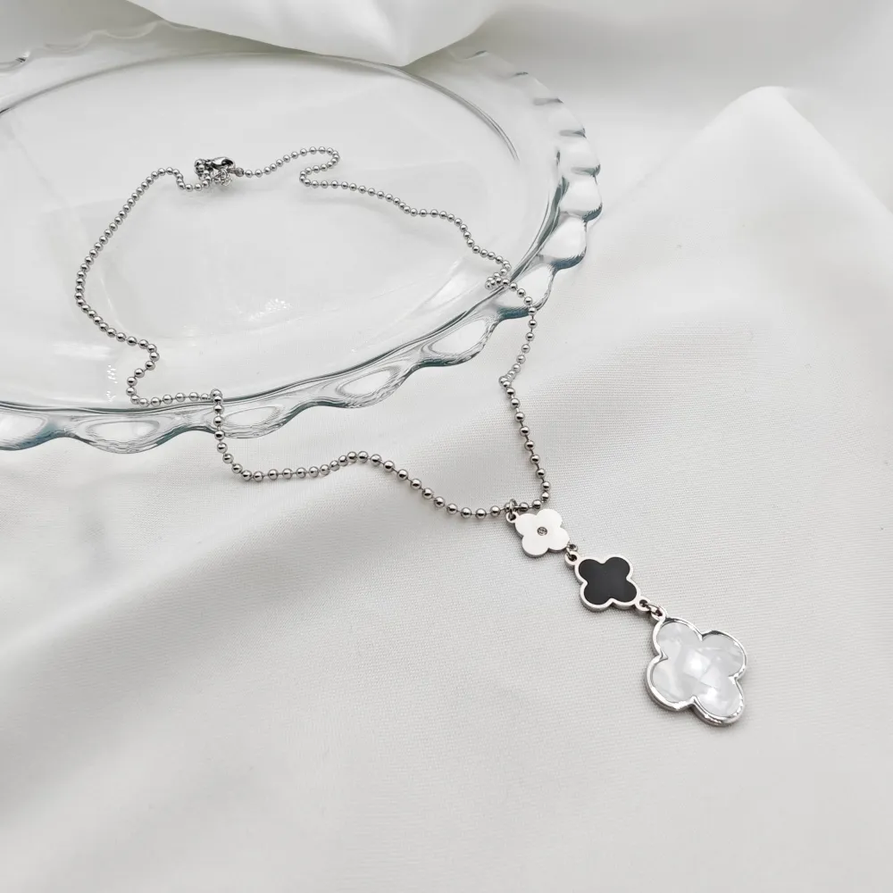 Stainless Steel V.Cleef Kolye 60 cm - 2