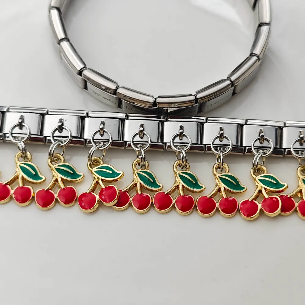 Stainless Steel Nomi Charm Kiraz