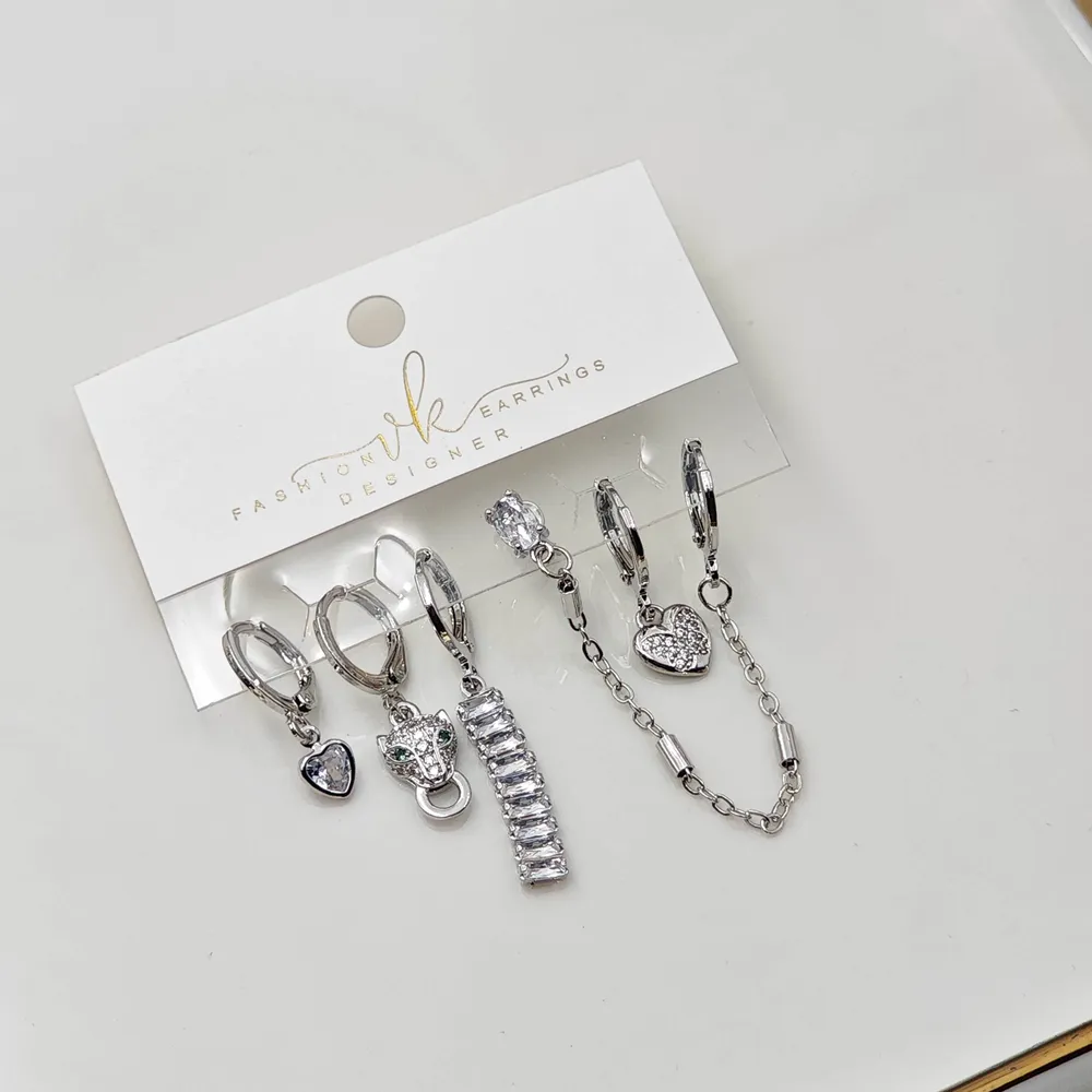 Stainless Steel Çelik Küpe Seti